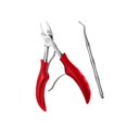 thumbnail image 1 of Cuticle Cutter, 2Pcs Cuticle Pusher Cuticle Nippers Stainless Steel for Fingernails and Toenails, 1 of 6