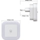 thumbnail image 5 of Lámpara LED automática de 2 piezas de luz nocturna de 0,5 W con sensor de movimiento PIR físico para habitación de niños, baño, entrada, escalera, pasillo y pasillo - Luz cálida, 5 of 5