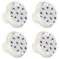 thumbnail image 2 of 4 Pcs Round White Knobs for Kitchen Cabinet Cupboard Dresser Bookcase Sea Turtle Drawer Pulls Handles Home Decor, 2 of 8