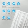 thumbnail image 7 of Art3d 6-Pack 47.2 "x23.6" PVC 3D Wall Panels Cum 2ftx4ft Drop Ceiling Tile, 3D Textured Wavy Wall Paneling-White, 7 of 7