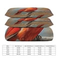 thumbnail image 2 of 3 Pcs Soft Bedding Set, Includes 1 Duvet Cover with Zipper And 2 Pillow,Shams Red Bird Northern Cardinal Twin(86"x70"), 2 of 8