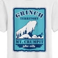 thumbnail image 6 of The Grinch Territory Mt. Crumpit Whoville Adult White Crew Neck Short Sleeve T-shirt  - Medium, 6 of 7