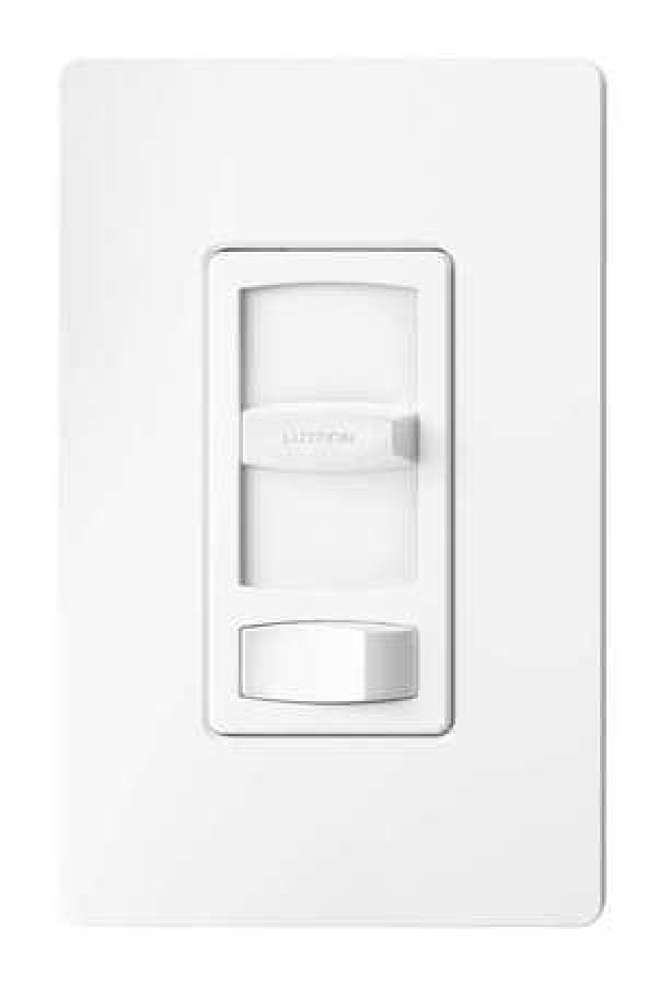 Buy LUTRON CTCL-153P-WH Lighting Dimmer,Slide,1-Pole3-Way Online in