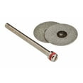 thumbnail image 2 of Forney Industries Diamond Wheel Kit, 3/4 in with 1/8 in Mandrel, 3-Piece, 2 of 2
