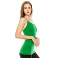 thumbnail image 3 of Kurve by Idea American Made Y-Back Spaghetti Strap Basic Cami, UV Protective Fabric UPF 50+ (Made with Love in The USA), 3 of 3