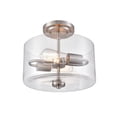 thumbnail image 6 of 2710-BN-Millennium Lighting-Verlana - 2 Light Semi-Flush Mount-10 Inch Tall and 11 Inch Wide-Brushed Nickel Finish, 6 of 9