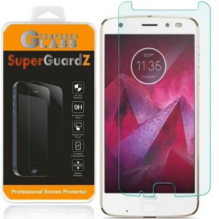 Xperia Z2 Glass Screen For Motorola Moto Z2 Force Edition - SuperGuardZ Tempered Glass Screen Protector, 9H, Anti-Scratch, Anti-Bubble, Anti-Fingerprint ()