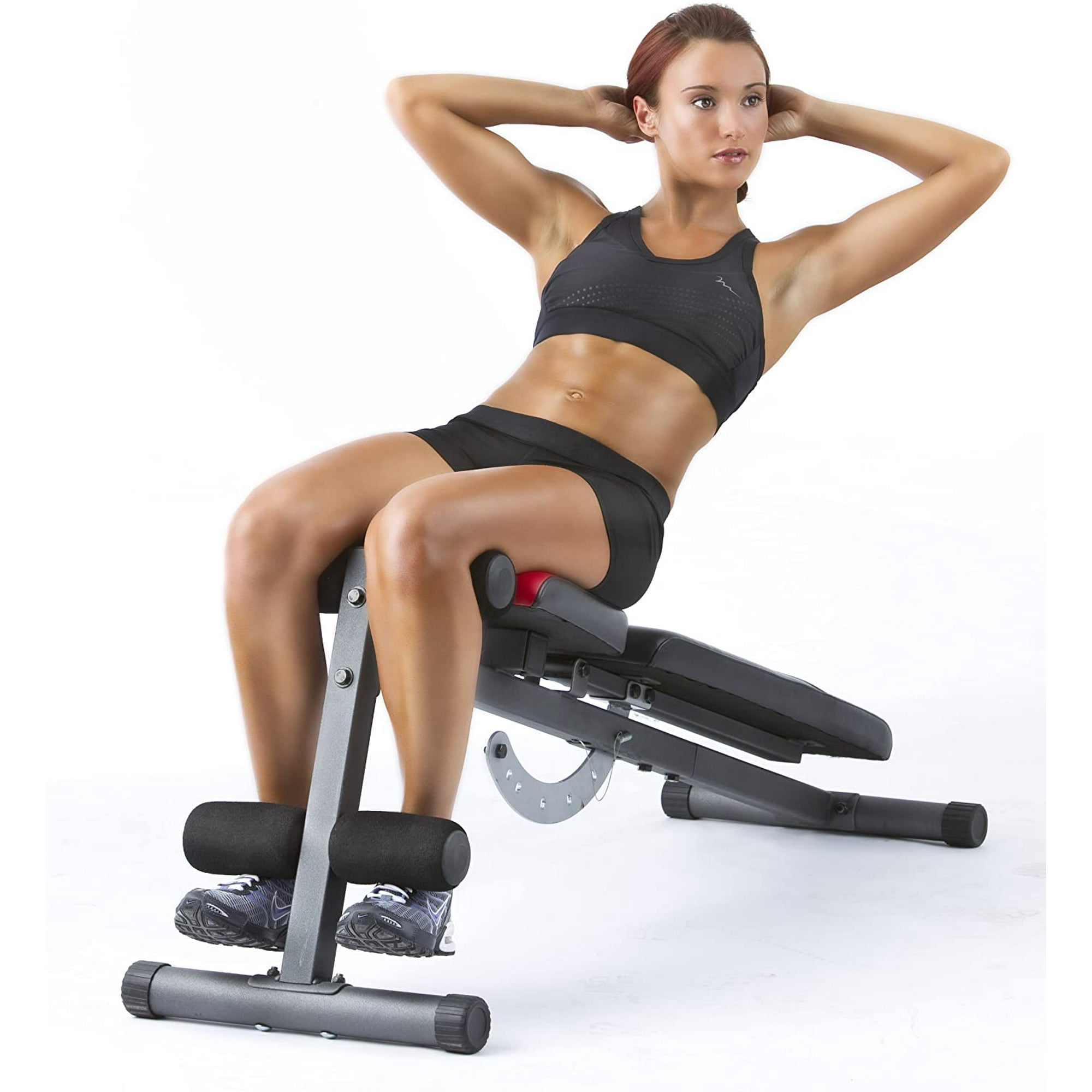 Weider Pro 255 Workout Adjustable Sit Up Bench Walmart