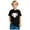 Black, variant on Piuwrlz Summer Short T Shirt Sleeve Kid Girl Boy White T-Shirt Cotton Crew Neck Shirt Top White Size 3 Years