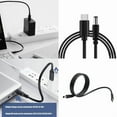 thumbnail image 2 of USB Type C to DC5.5x2.1mm 12V Charging Cord, Compatible for Various Electronics, Portable and Reliability Power Cord, 2 of 11