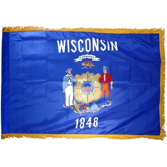 Wisconsin flag 2 x 3 feet nylon