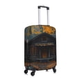thumbnail image 3 of Daiia Rustic Cabin Autumn Forest Luggage Cover, Thickened Washable Travel Luggage Covers, Elastic Unique Baggage Covers for 18-20 inch Luggage-Medium, 3 of 9