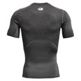 thumbnail image 2 of Under Armour - Camisa de Compresión Raglan para Hombre (Carbón Jaspeado, Negro), 2 of 2