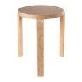 thumbnail image 3 of Mateo Round Backless Stacking Stools - Set of 2 - Blonde Oak, 3 of 5