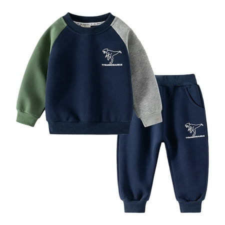 

TJAZFJPA Toddler Gymnastics Outfit Toddler Boys Long Sleeve Cartoon Dinosaur Prints Tops and Pants Child Kids 2Pcs Set and Outfits Baby Boy Outfit Summer Newborn Boy Photoshoot Outfits Deer