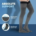 thumbnail image 6 of Compression Thigh Hi for Men 20-30mmHg - Made by Absolute Support - Grey, Large, 6 of 8