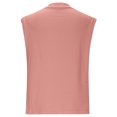 thumbnail image 6 of ZyeKqe Cap Sleeve Tops for Women High Neck Tank Tops Solid Color Business Casual Top Loose Fitted Blouses, 6 of 7