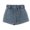 Z12-Blue, variant on Glisme Girls Shorts Spring Summer Heart Print Denim Shorts Casual Stretch Thin Washed Lightweight And Breathable Sky Blue Shorts Size 9-10 Years