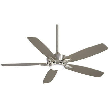 

52 Minka Aire Kelvyn Brushed Nickel LED Ceiling Fan with Remote