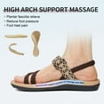 thumbnail image 3 of MEGNYA Hiking Sandals for Women, Comfortable Walking Flip Flop Sandals with Arch Support, Athletic Sandals with Hook and Loop Straps for Beach Vacation Adventure, 3 of 8