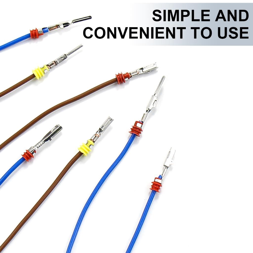 Electrical Pin Connectors 420Pcs Car Wire Terminals Connector Pin 1/1.5/1.8/2.2/2.8/3.5mm Automotive Pin Connector