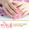 thumbnail image 3 of Houderco 10Ud Anillos Decorativos Y Guía De Hilo Para Tejido Y Crochet Material Plástico Rosa, 3 of 8