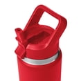 thumbnail image 4 of Tapa con pajita para botella YETI Rambler, color a juego, rojo rescate, 4 of 6