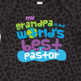 thumbnail image 4 of Inktastic Grandpa Worlds Best Pastor Boys or Girls Baby Bodysuit, 4 of 5