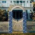 thumbnail image 6 of A Pair Of Decorative Banners 70.9×11.8in Can Be Reused And Easily Installed For Indoor Or Outdoor Or Anywhere Steelblue Marble_3, 6 of 7