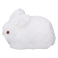 thumbnail image 1 of Lifelike Plush Bunny, Fluffy White  Stuffed Bunny Home Decor  for Children Room, 1 of 7