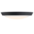 thumbnail image 3 of Westinghouse Lighting  One Light 11 Inch 20 Watt LED Indoor Matte Black Flush Mount Fixture, 3 of 5