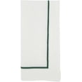 thumbnail image 2 of Fennco Styles Jasper Green Embroidered Line Design Cloth Napkins 20" W x 20" L, Set of 4 - Shimmering Dinner Napkins for Home Décor, Everyday Use, Christmas, Banquets and Special Events, 2 of 4