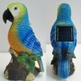 thumbnail image 5 of PMS LED Parrot Figurine Garden Statue, Solar 2 Count, 5 of 6
