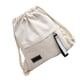thumbnail image 2 of Jumpingount Bolsa con cordón Suministros de viaje Artesanía Exquisitos accesorios para exteriores resistente Saco de lona Mochilas escolares Mochilas Blanco Jumpingount AP007217-03, 2 of 6