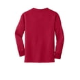 thumbnail image 6 of Long Sleeve 54oz 100% Cotton Tshirt (PC54YLS) Red, XS, 6 of 6