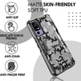 thumbnail image 2 of DALUX Combat Slim Hybrid Phone Case Cover Compatible with TCL 40 XE 5G / 40 X / NXTPAPER 5G (2023) - Gray Stylish Camo, 2 of 3