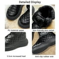 thumbnail image 4 of Cyiecw Women's Winter Warm Snow Boots, Waterproof Mid Calf Boots Outdoor Anti-slip Height Increase Shoes Warm Comfortable Winter Shoes, 4 of 8