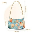 thumbnail image 3 of Womens Chain Shoulder Bag Seashell and Seastars Classic Tote Handbags Fashion Clutch Hobo Purse with Zipper for Travel Casual, 3 of 7