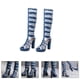 thumbnail image 3 of 1 par PRÁCTICA PRÁCTICA HERMAS RODILIZA BOTAS MUJER High Leg Boots Tacones altos Botas para Señora, 3 of 6