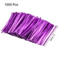 thumbnail image 2 of Unique Bargains 3-Inches Metallic Twist Ties for Bags Purple 1000pcs, 2 of 4