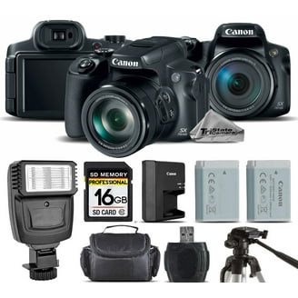 Canon PowerShot SX70 HS Digital Camera Bundle, Wi-Fi, Bluetooth