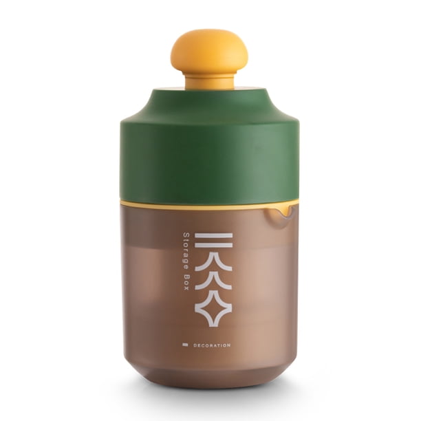 Mini Exprimidor Manual Banquete PP Plástico Exprimidor de naranja Hotel Máquina de jugo segura que ahorra trabajo con botella de almacenamiento Gadget de cocina Verde Inevent HA009490-02B