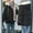 Black, variant on EGNMCR Womens Plaid Shacket Jacket, Long Sleeve Button Down Fleece Hooded Jackets, Warm Coat Women Hooded Zippers Loose Long Sleeve Warm Blouse Coat Jackets Women Coat