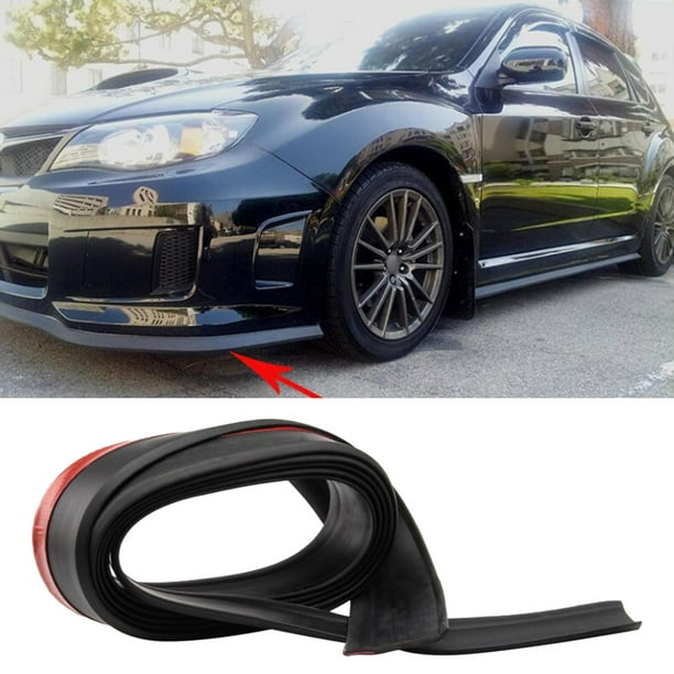 Protector de parachoques delantero para coche, divisor de ajuste, Protector de labios de goma para SUV negro Sharpla Protector de parachoques delantero