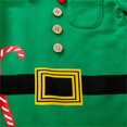 thumbnail image 6 of Elf Outfit Long Sleeve Romper Jumpsuit Christmas Baby Clothes Festive Dress Outfit 6-9 Months, 6 of 9
