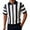 Black, variant on MIXUE Polo Shirts For Men Knit Striped Print Color Block Lapel Short Sleeve Casual Tops Outwear,Black,XXXL