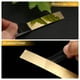 thumbnail image 3 of Paquete de 2 molduras de pared de acero inoxidable, 10 pies x 0.39 pulgadas, moldura metálica autoadhesiva, moldura de espejo dorado, 3 of 7