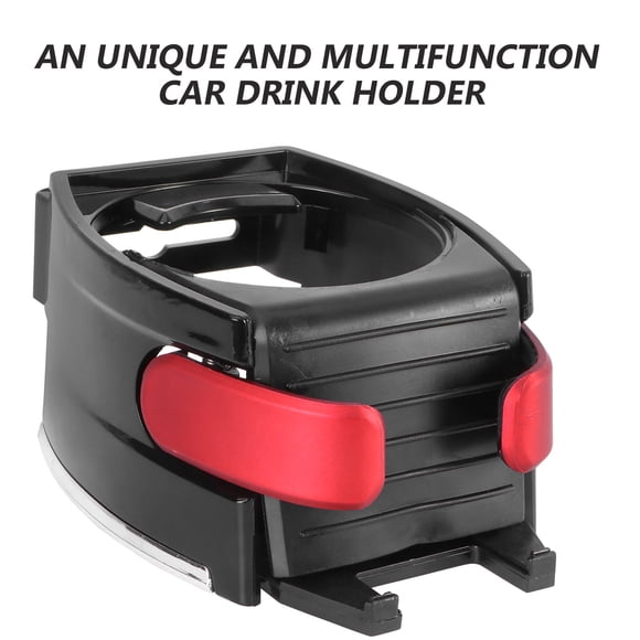 SHOWERORO 3Pack Black ABS Car-Mounted Cup Holders for All Vehicle Types