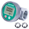 thumbnail image 1 of Medidor de flujo GRYVOZE digital para agua y combustible de 1 pulgada con adaptadores, 1 of 8