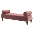 thumbnail image 3 of Lewis Bolster Arm Entryway Bench Ash Rose, 3 of 10